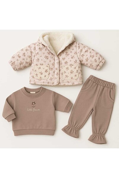 SeaBubbles Floral Coat Girl's Winter Suit