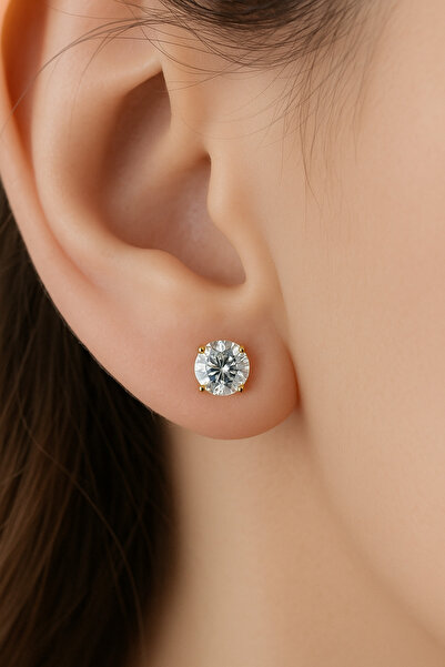 XUPING JEWELRY Wisdom Jewelry Single Stone Zircon Nail Earrings / Shiny Elega...
