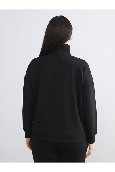 LC Waikiki Γυναικείο φούτερ με ψηλό γιακά μεγάλου μεγέθους