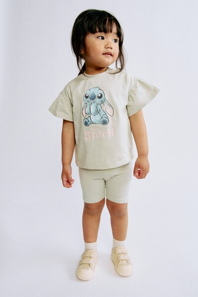 H&M 2 Parçalı Baskılı ve Pamuklu Set