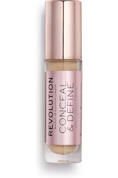 MAKEUP REVOLUTION كونسيلر إخفاء وتحديد - لون C8، تغطية كاملة، 4 غرام
