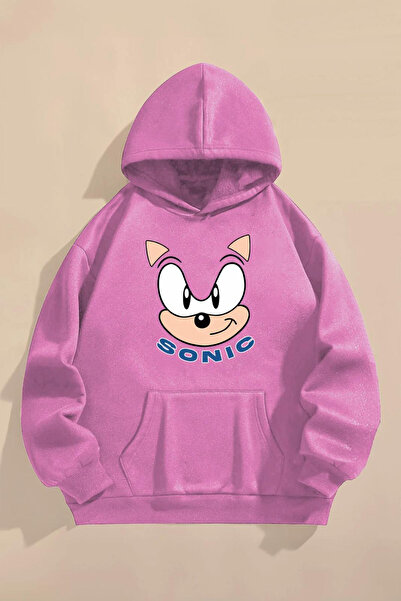 Machetta Children's Sonic Printed Hooded Sweatshirt Hoodie
