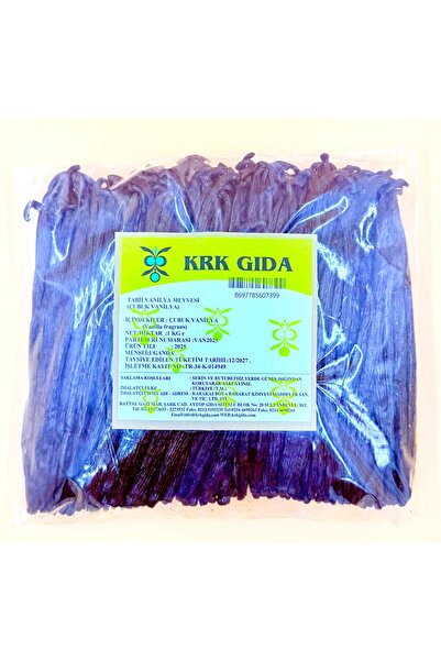 Krk Gıda TABİ VANİLYA MEYVESİ (ÇUBUK VANİLYA) 1 KG