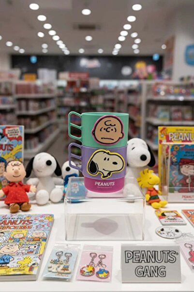 SNOOPY Lisanslı Vintage Serisi Bardak Seti 370 ml