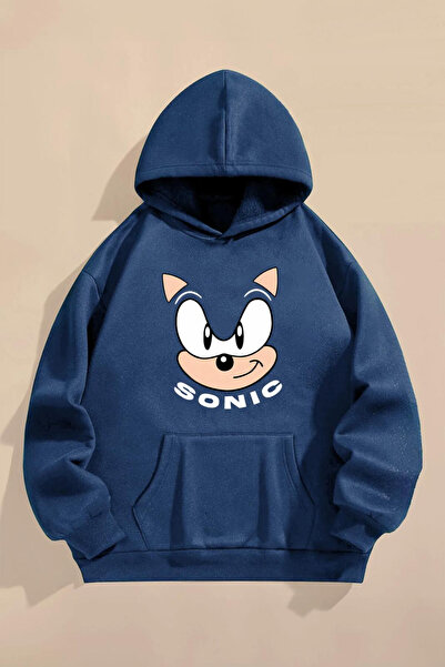 Machetta Children's Sonic Printed Hooded Sweatshirt Hoodie