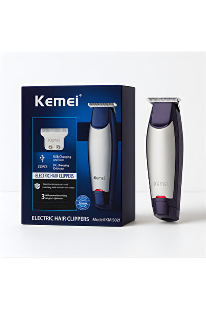 Kemei 3-in-1 Cordless Hair & Beard Trimmer – Rechargeable Grooming Kit