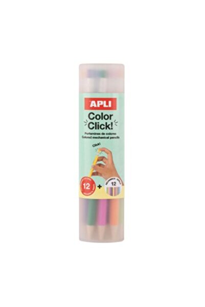 Aplı KALEM-APLI MEKANIK KURSUN BOYA KALEM 12 RENK