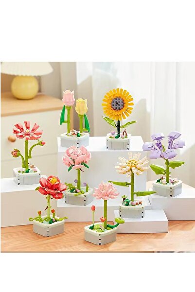 HEDİYEBİZİZ سلسلة زهور ليغو من باباتيا بوكيت