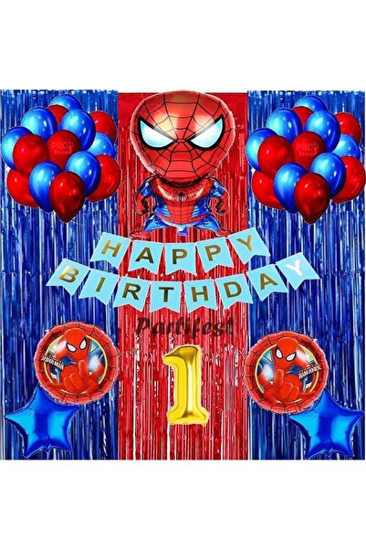 Parti Station Spider-Man Balloon Set Balloon Foil Set Concept Birthday Set 1 ...