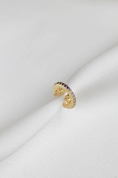 Liveyn Design Stoned Round Cartilage Earrings