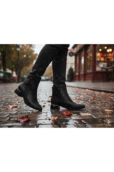 TRENDYSHOSE 6777 Imported Women's Comfortable Short Thick Heel Boots