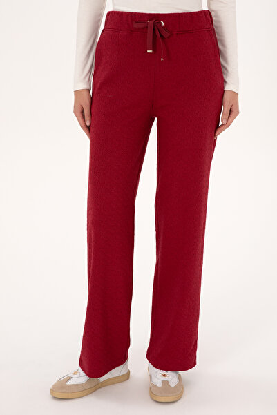 U.S. Polo Assn. Women's Burgundy Sweatpants 50309056-Vr014