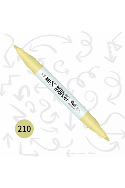 Rich Art-x Akrilik Marker Çift Taraflı Kalem No:210