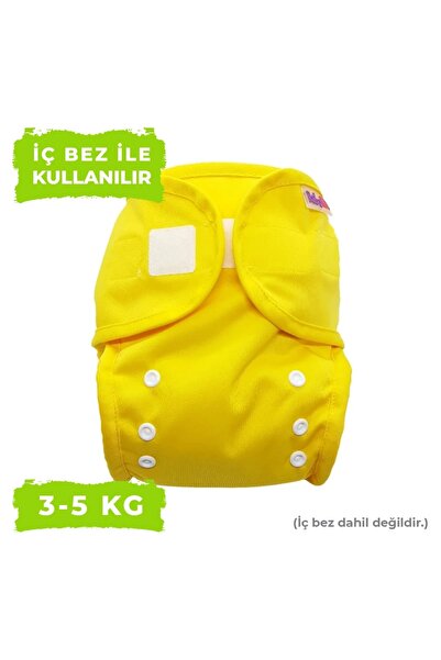 BabyNEO Yenidoğan Yıkanabilir Bebek Bezi Sızdırmaz Dış Bez Cover – Sarı