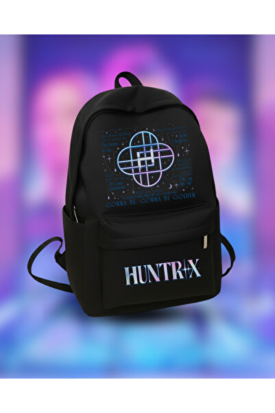 Touz Moda Kpop Demon Hunters Detail Printed School, Tutoring, Course Backpack