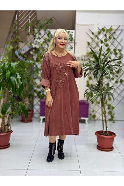 Punta Otantik Nc25130 Floral Patterned Italian Velvet Dress Tile