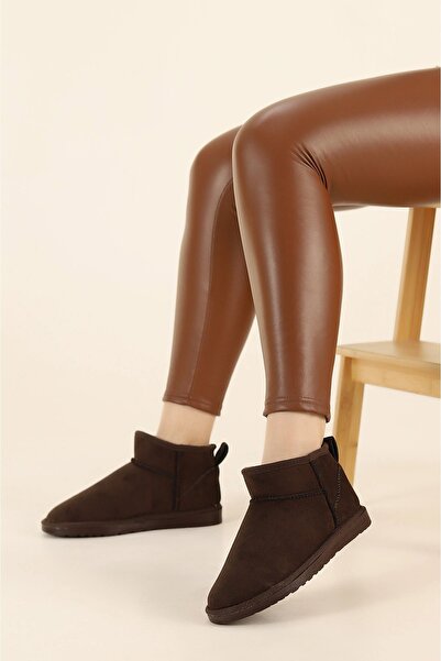 İKLİM LİFE Süet Mini Taban İçi Tüylü Bot