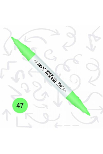 Rich Art-x Akrilik Marker Çift Taraflı Kalem No:47