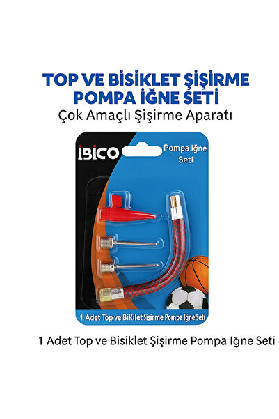 Arura Global Top ve Bisiklet Şişirme Pompa İğne Seti | Çok Amaçlı Şişirme Apa...