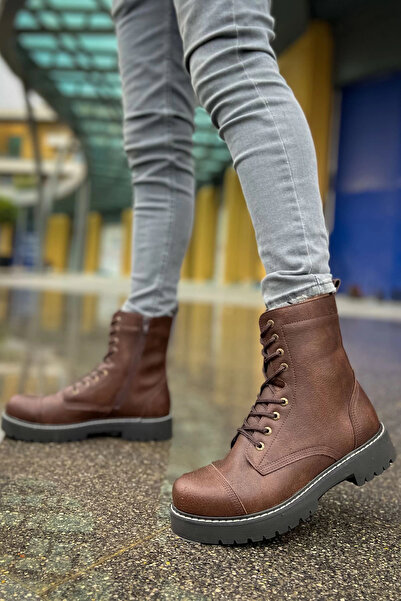 Genel Markalar MN009 - CST Military Erkek Bot KAHVE