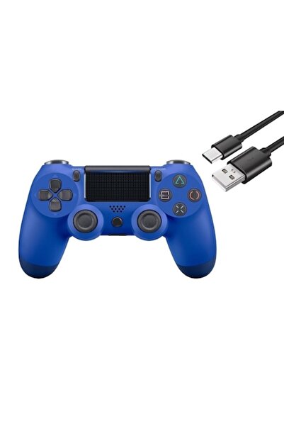 HAPPY JOKER Controler wireless PS4 doubleshock-J01 (albastru deschis)