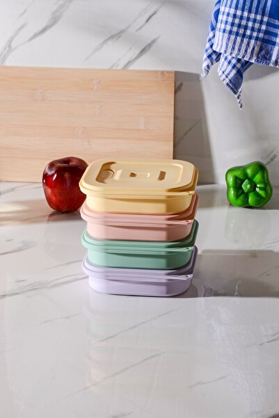 Le murano Larry Air Tight Square Collapsible Silicone Storage Container 500 ml | Purple