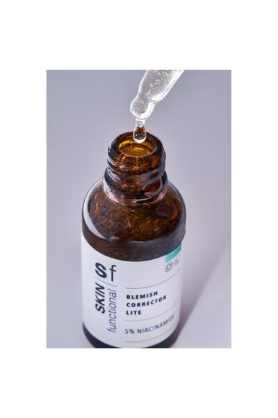 Skin Functional Anti-Blemish Serum 5% Niacinamide — Anti-Sebum, Soothes Redness & Inflammation, Hydrating, Day & N