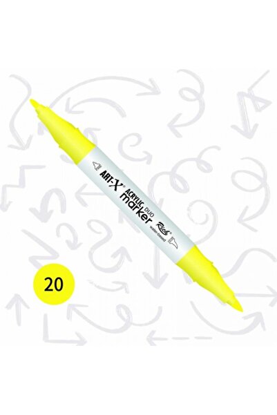 Rich Art-X Acrylic Marker - Double Sided Pen (No: 20)