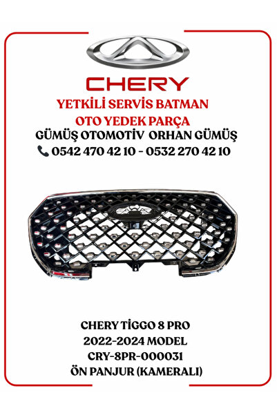 Chery Tiggo 8 Pro Ön Panjur (Kameralı)