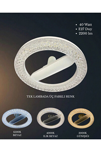 Osaka Kristal Simit Led Ampul 40 Watt E27 Duy - 3 Renk
