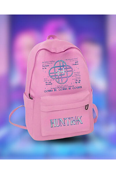 Touz Moda Kpop Demon Hunters Detail Printed School, Tutoring, Course Backpack