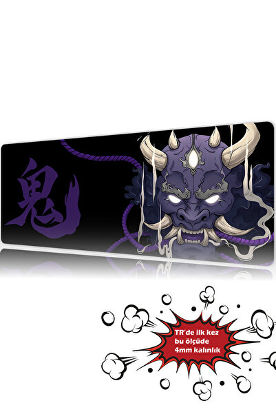 urzuva Void Oni 90x40 4MM Kalınlık (TR'de ilk) Premium Gaming oyuncu mousepad...