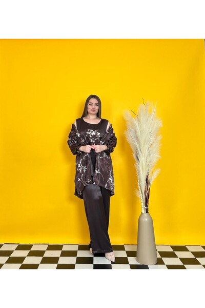 DE WHITES Plus Size 3-Piece Suit with Blazer, Pants and Jacket