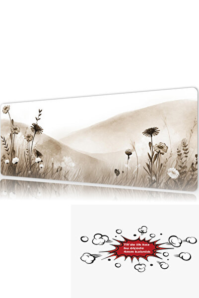 urzuva Autumn Whisper 90x40 4MM Kalınlık Premium Gaming oyuncu mousepad, Anti...
