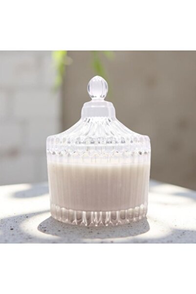 OEM Scented candle - Amber, wax, glass holder, 80g