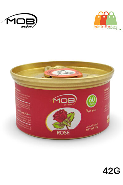 Mob معطر جو برائحة الورد ٤٢ غرام - ٦٠ يومًا من الانتعاش، مانع للتسرب، مناسب للسيارة والمنزل والمكتب