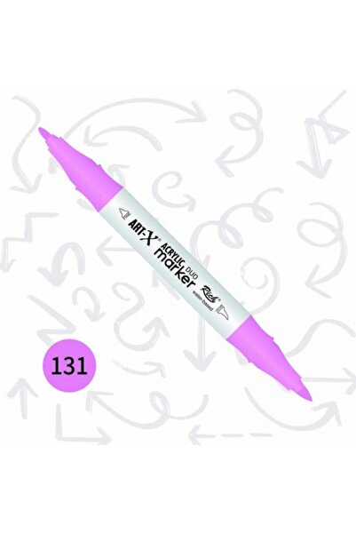 Rich قلم تحديد أكريليك من آرت-إكس، قلم مزدوج الجوانب رقم: 131