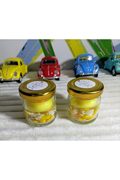 Redhead 2 Adet El Yapımı Doğal Soya ve Jel Kokulu Dekoratif Kavanoz Mum