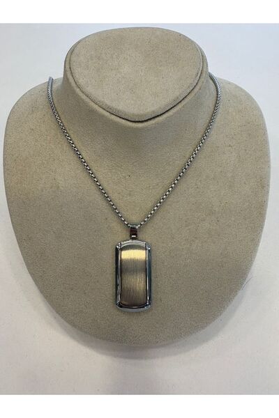Welch Steel Men's Bar Necklace