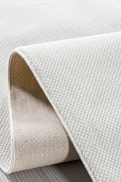 Konfor Halı Level Le006 Beyaz Hav Toz Vermez Salon Mutfak Koridor Oturma Odas...