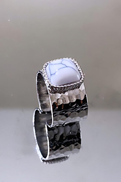 Liveyn Design Marble Pattern Adjustable Ring