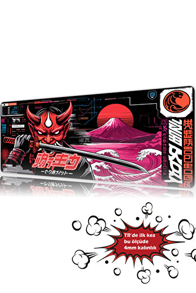 urzuva Encoded Darkness 90x40 4MM Kalınlık Premium Gaming oyuncu mousepad, An...