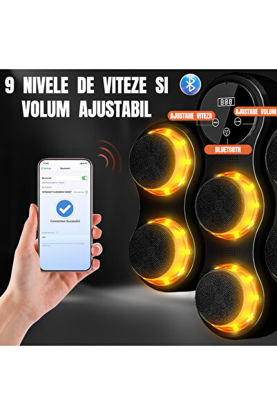 Gopo Toys Boxing Punching Target - Reflex Training Device with Built-in Speaker and Display