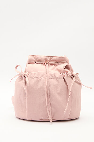 Manuka Backpack with Drawstring Detail Pink