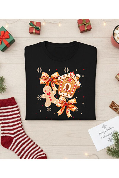 ASELİNDA Πρωτοχρονιάτικο μπλουζάκι με θέμα το Χριστούγεννα με τύπωμα για οικογένεια (προσθέστε προϊόντα για να δημιουργήσετε συνδυασμούς)