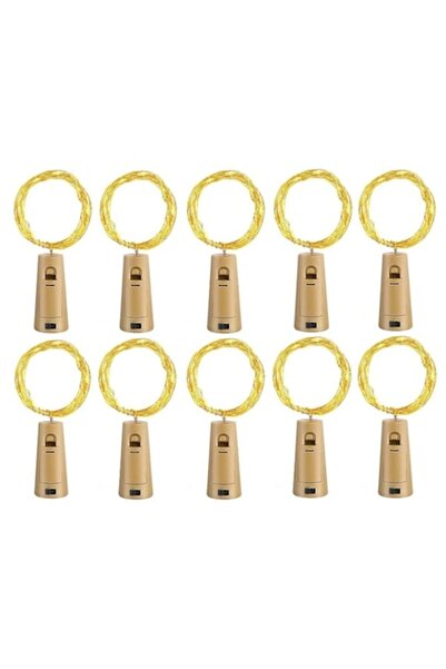 HAPPY JOKER Set de 10 lumini decorative în formă de sticle, 10 LED-uri, formă...