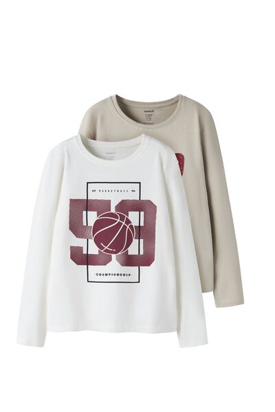 Name it Oberteil mit langen Ärmeln 2er-Pack