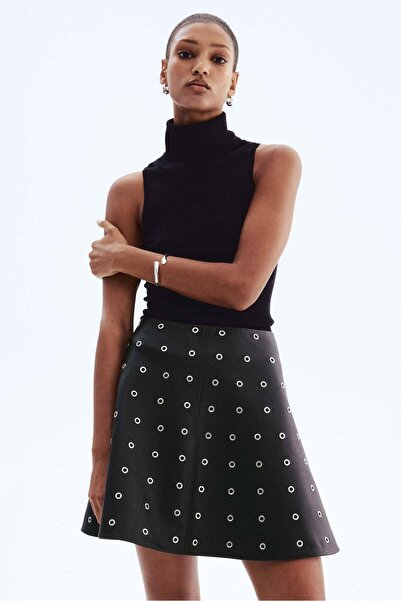 H&M Eyelet-detail skirt