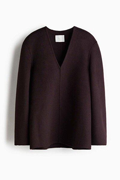 H&M Handmade wool-blend top