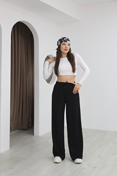 Butik Modal kumaş palazo pantolon